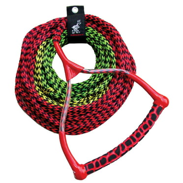 Aquaglide 3 Person Deluxe Tow Rope Red 585208023 